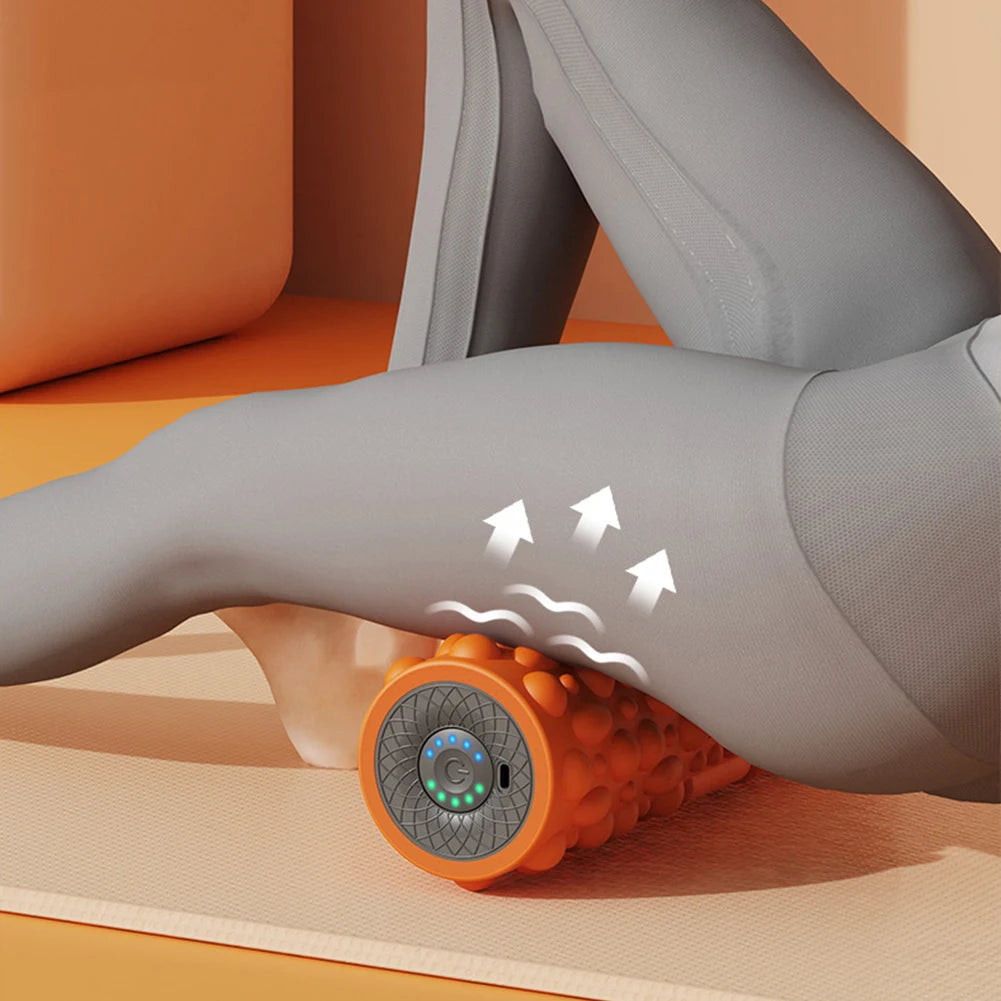 JOCESTYLE Electric Vibrating Foam Roller Massager 5 Modes