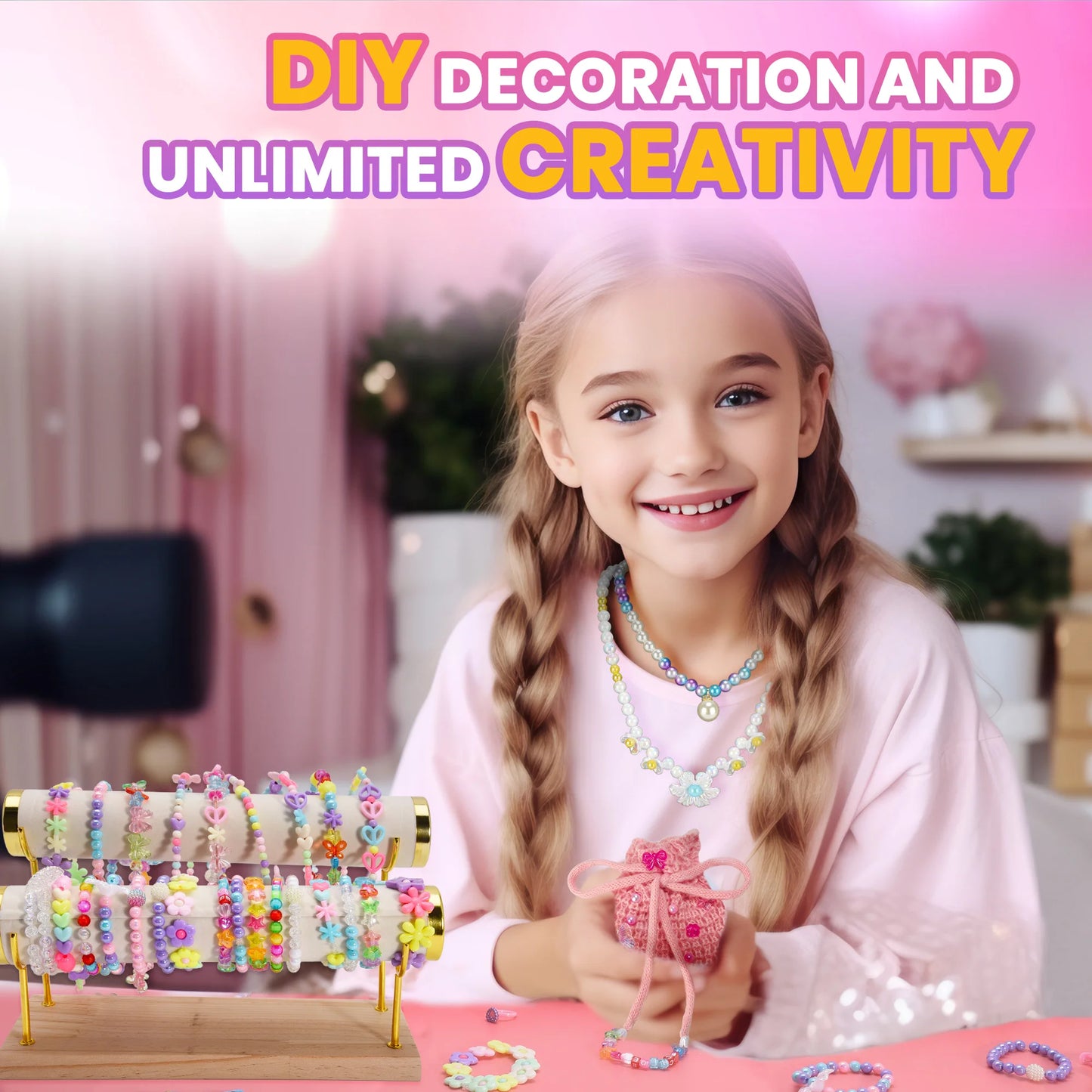 Friendship Bracelet Making Kit Creative DIY Jewelry Set