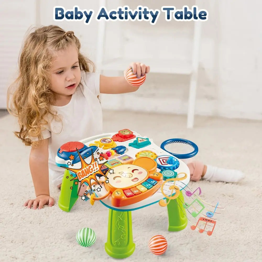 VATOS Baby Walker 5 in 1 Learning Scooter Table Toys