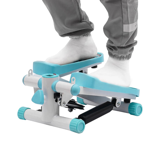 Compact Step Fitness Machine with Real-Time Monitoring