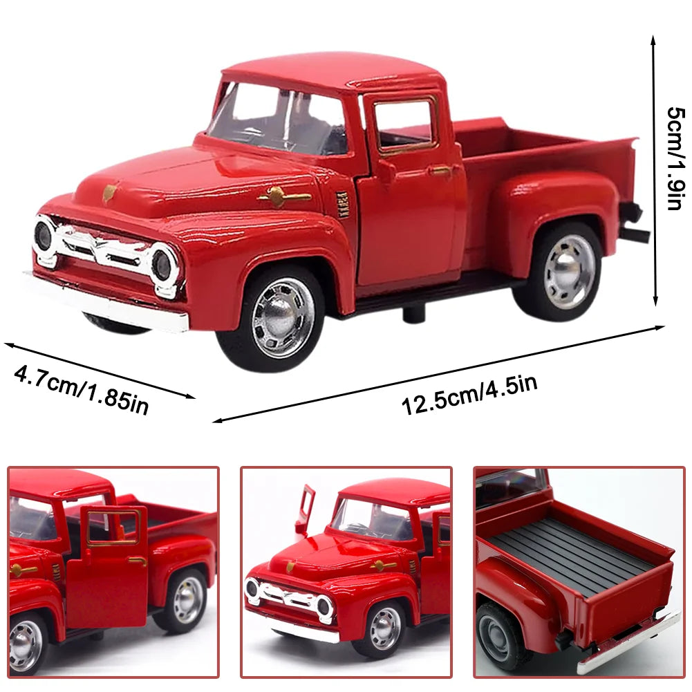 Topmaya Diecast Alloy Truck Toy Driveable Car For Kids
