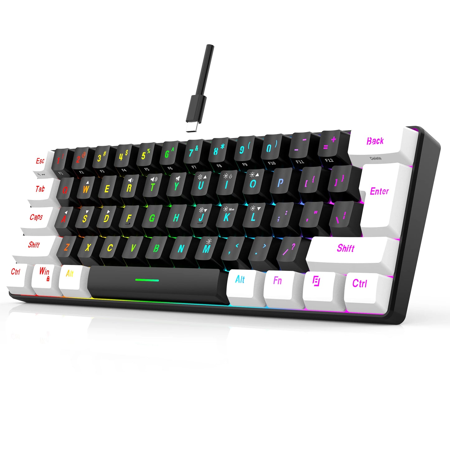 Kchibo Wired RGB Gaming Keyboard USB For PC Mac Waterproof