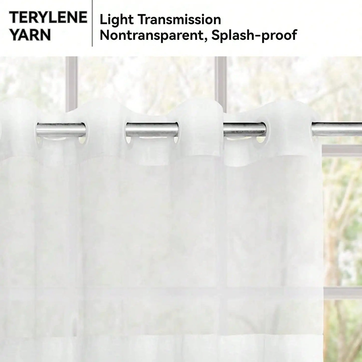 Craft Of Weaving Plants Pattern Waterproof Shower Curtain