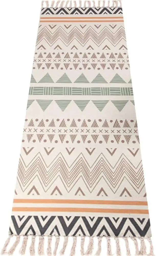 Cotton Yoga Mat With Absorbent Grippy Weave For Hot Yoga