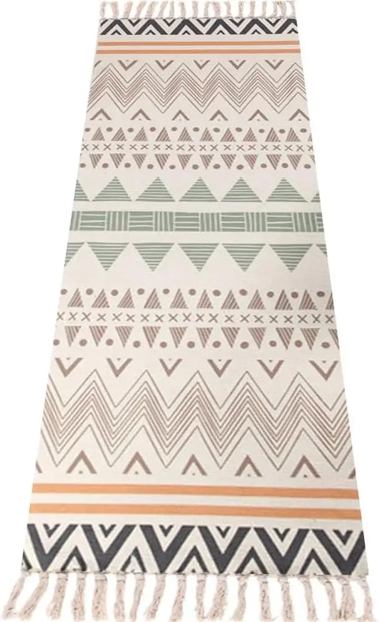 Cotton Yoga Mat With Absorbent Grippy Weave For Hot Yoga