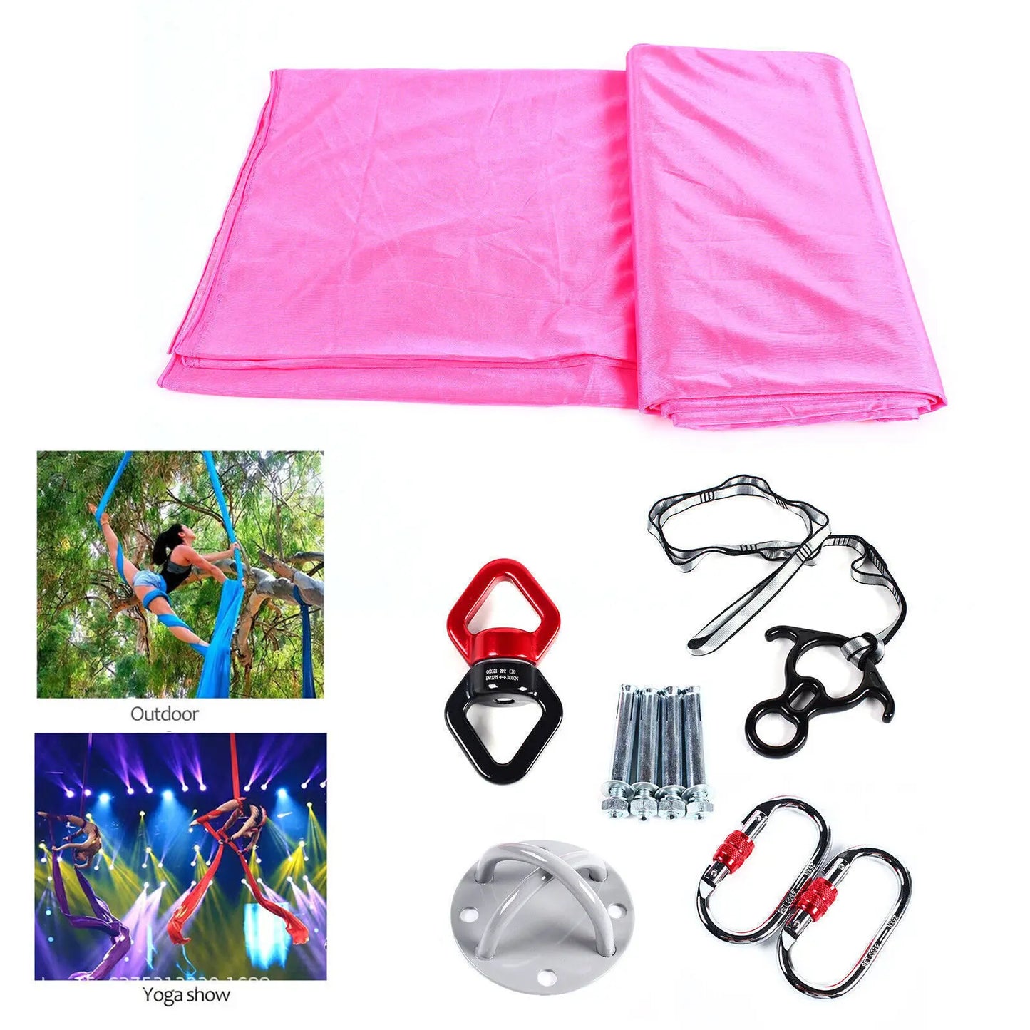 Hign-concerned Aerial Silk Yoga Swing Hammock Kit Pro