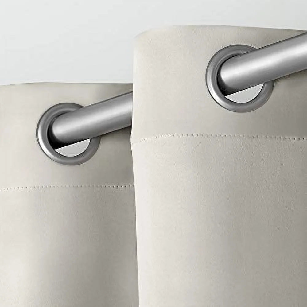 DUTRIEUX Room Darkening Blackout Curtain Grommet Panels