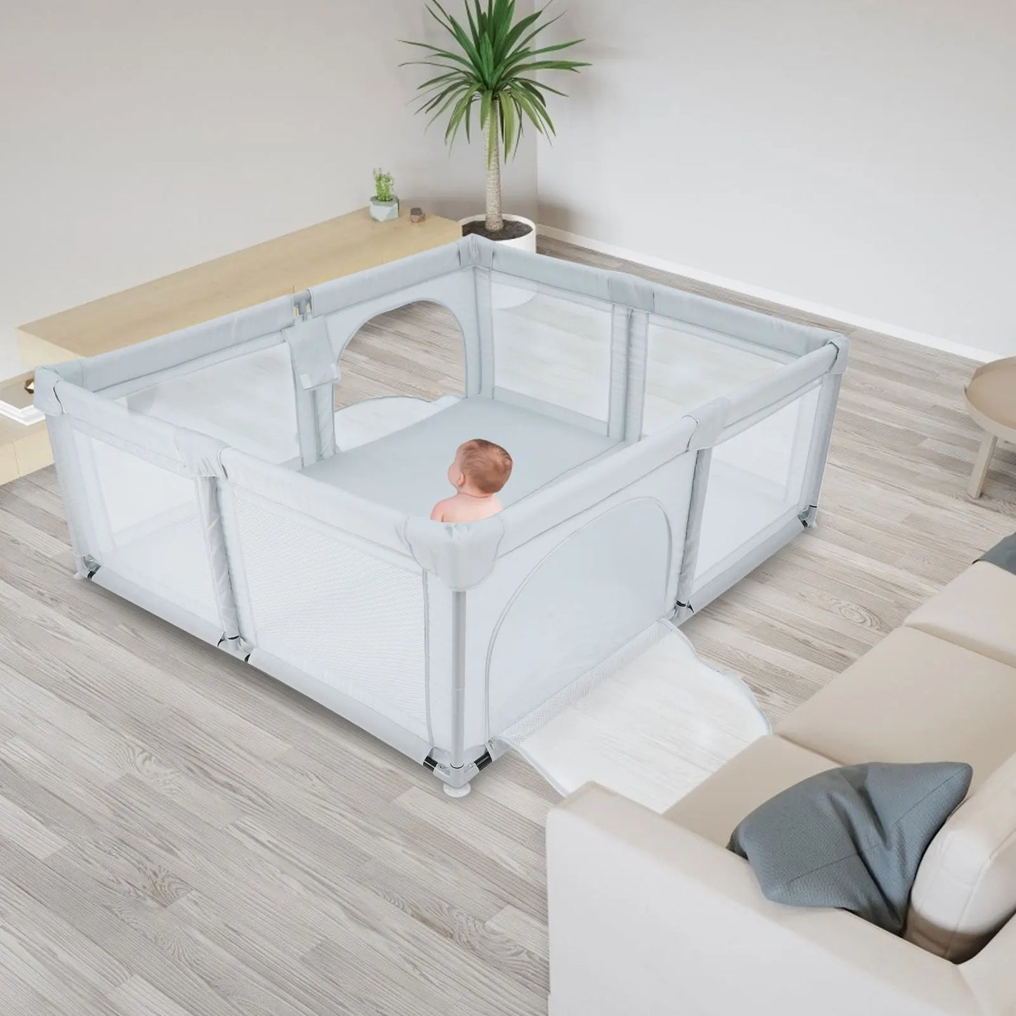 Dog Playpen Indoor Safety Activity Center for Kids