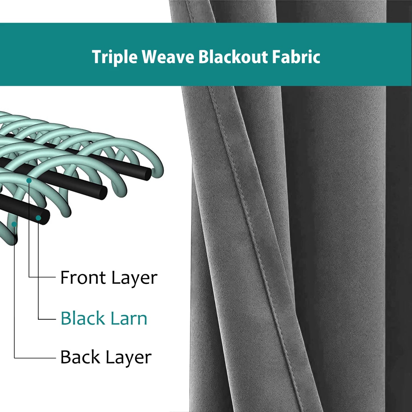 Jiangsu Blackout Curtains Grommet Room Darkening Noise