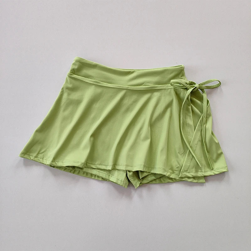 SKINOFSKIN Sports Yoga Skirt Pants For Badminton Tennis
