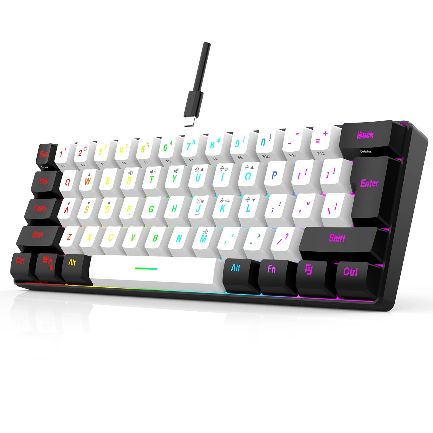 Kchibo Wired RGB Gaming Keyboard USB For PC Mac Waterproof