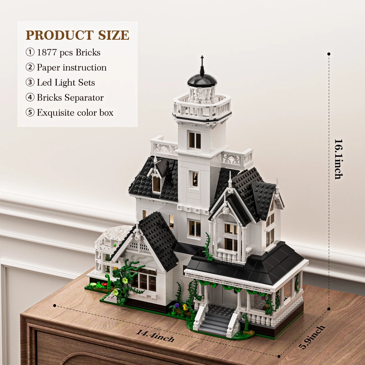 Owens Magic House Blocks Set 1800 Pieces Architecture Model