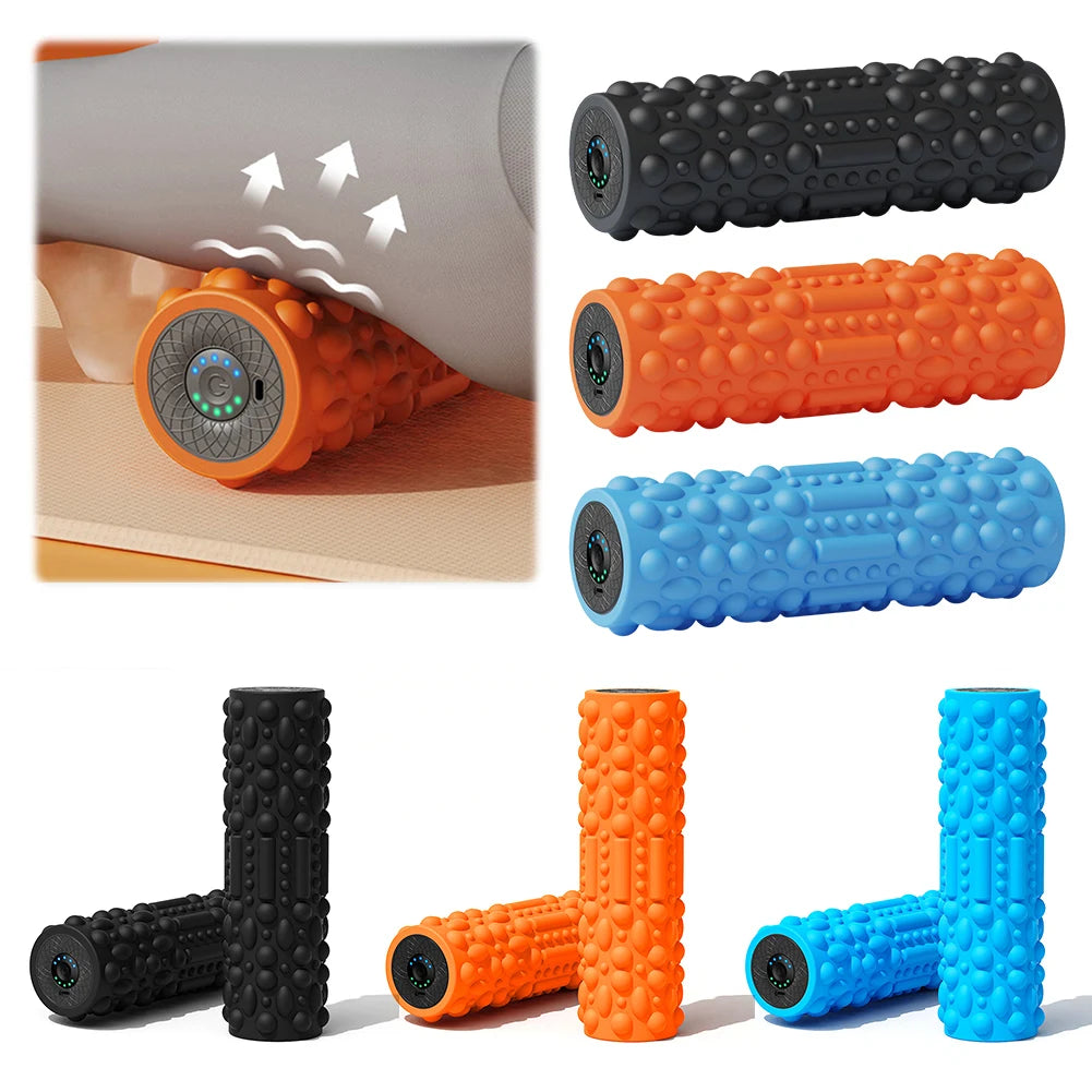 JOCESTYLE Electric Vibrating Foam Roller Massager 5 Modes