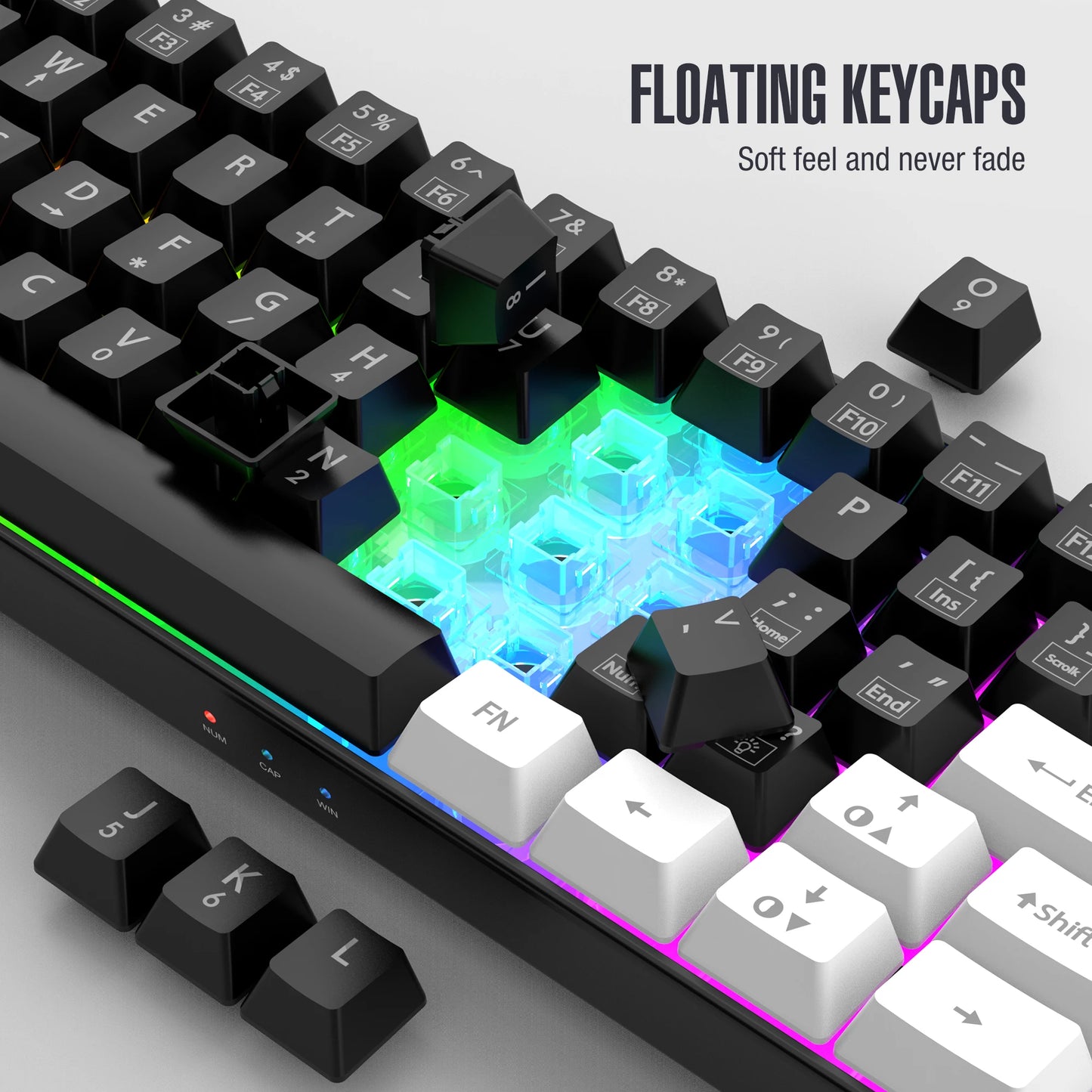 Kchibo Wired RGB Gaming Keyboard USB For PC Mac Waterproof