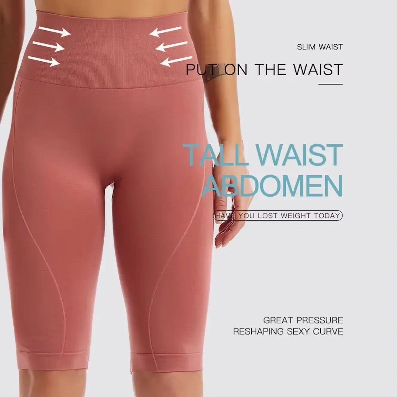 Vital Spark High Waist Biker Shorts Women Yoga Fitness