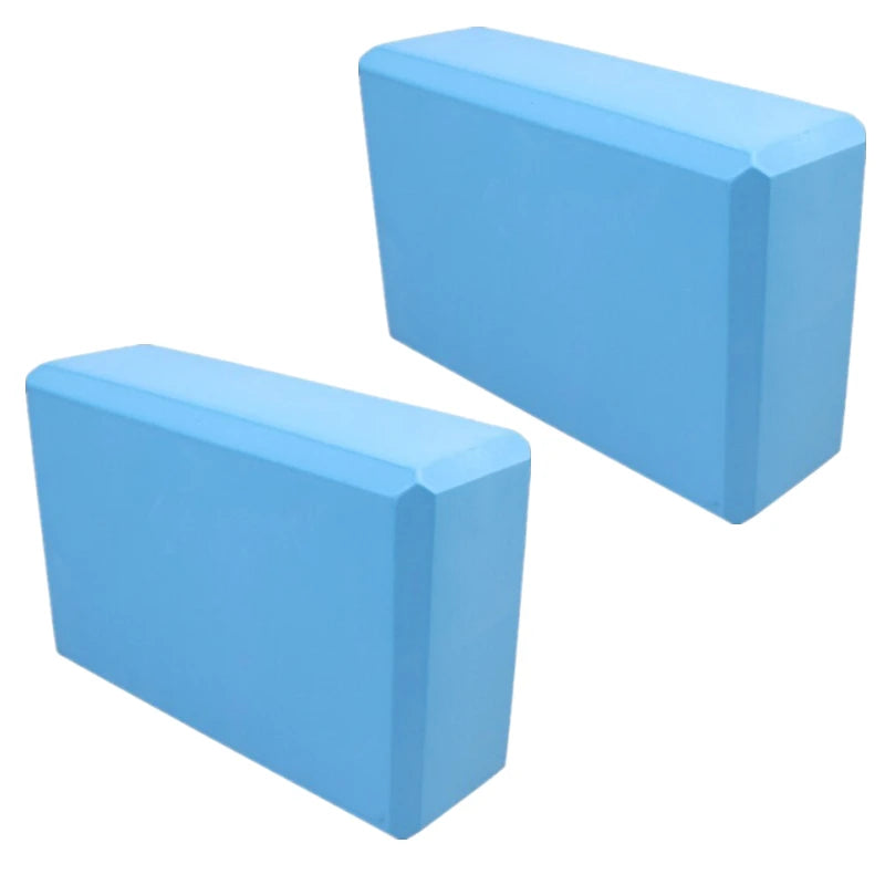 EVA Foam Yoga Blocks 2 Pack for Stretching and Training