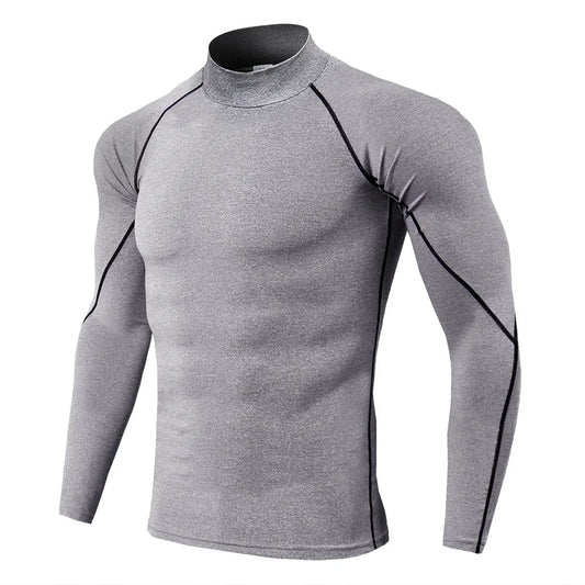 Vital Spark Quick Dry Men Long Sleeve Bodybuilding T Shirt
