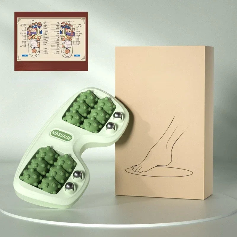 Foot Massager Roller Feet Acupressure Point Massage Plantar Fasciitis Pain Relief Relax Roller Trigger Point Reflexology Tool