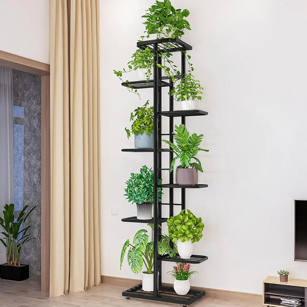 HiMIS Metal Plant Stand With Premium Durable IndustrialGrade Multilevel DisplayShelving