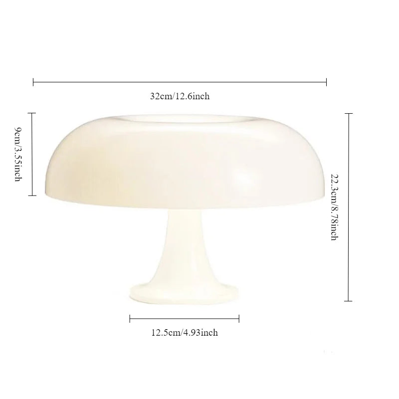 Mushroom Lamp Modern Room Lighting For Bedroom Decor