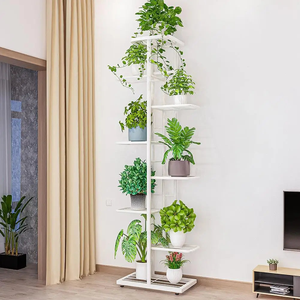 HiMIS Metal Plant Stand With Premium Durable IndustrialGrade Multilevel DisplayShelving