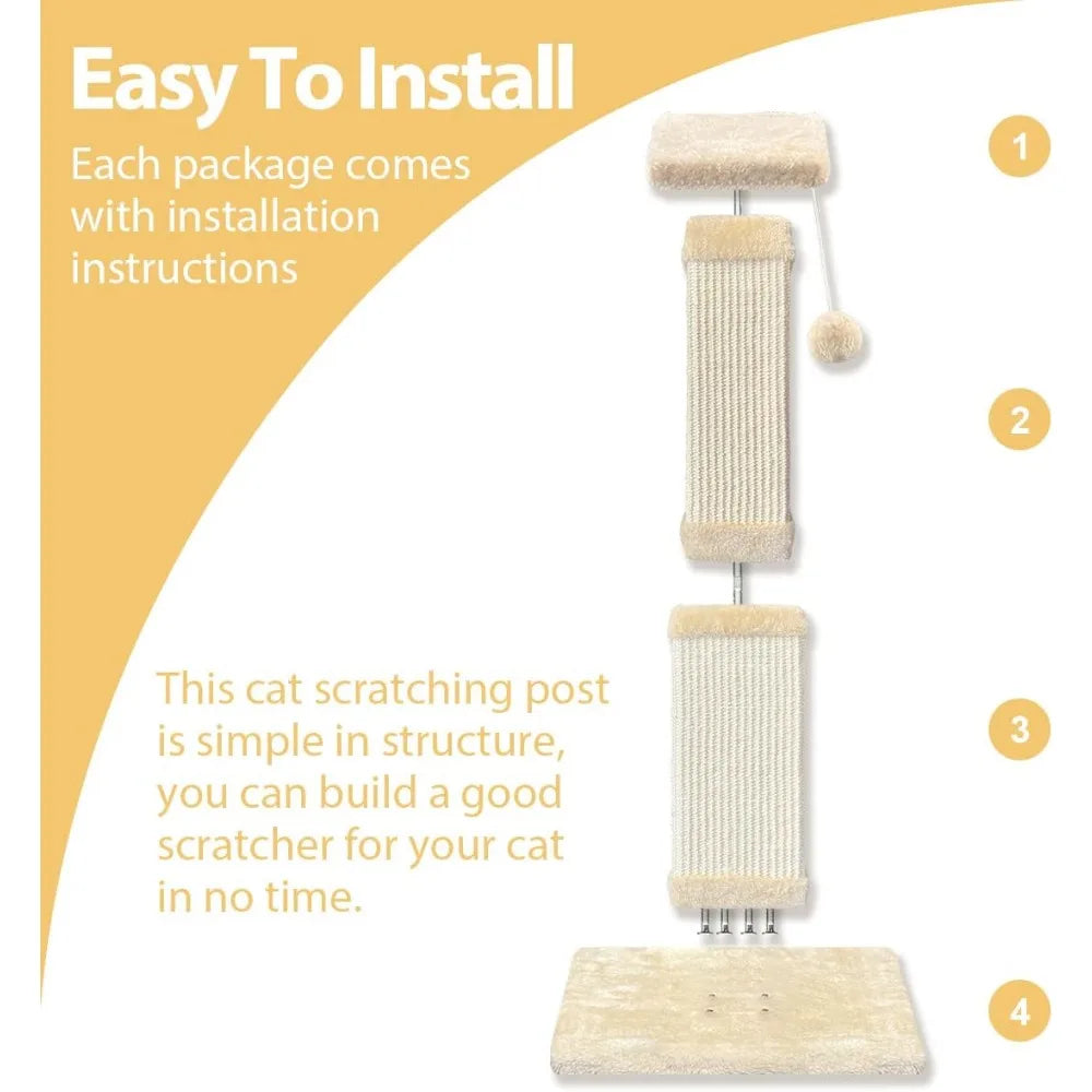 Fujian Cat Scratching Post For Large Indoor Cats Durable