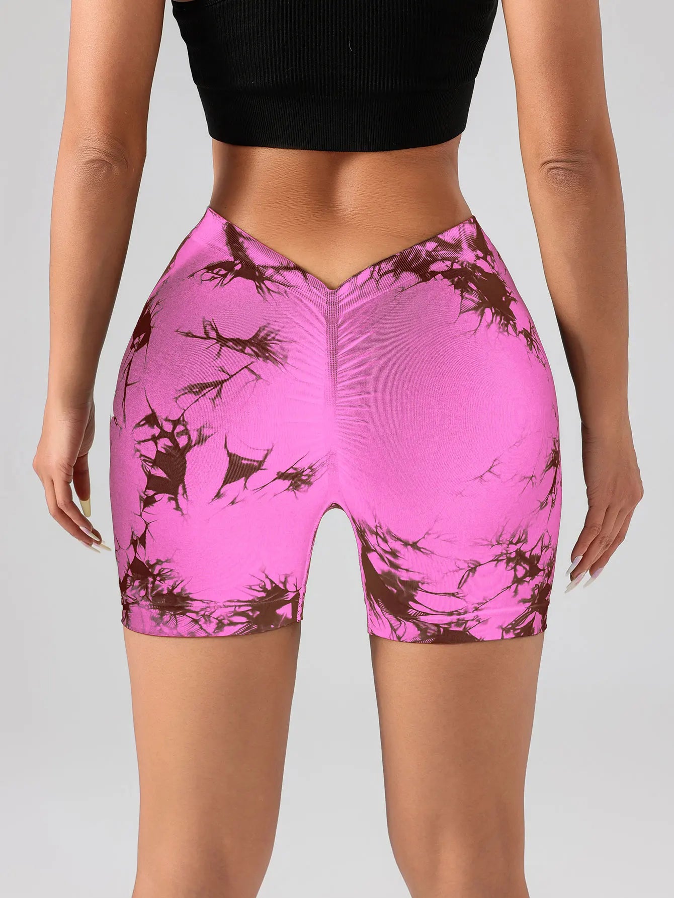 CN Zhejiang Women V Back Scrunch High Waist Seamless Yoga