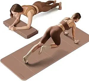 PAIDUT Non Slip Thick Foldable Yoga Mat TPE For Fitness