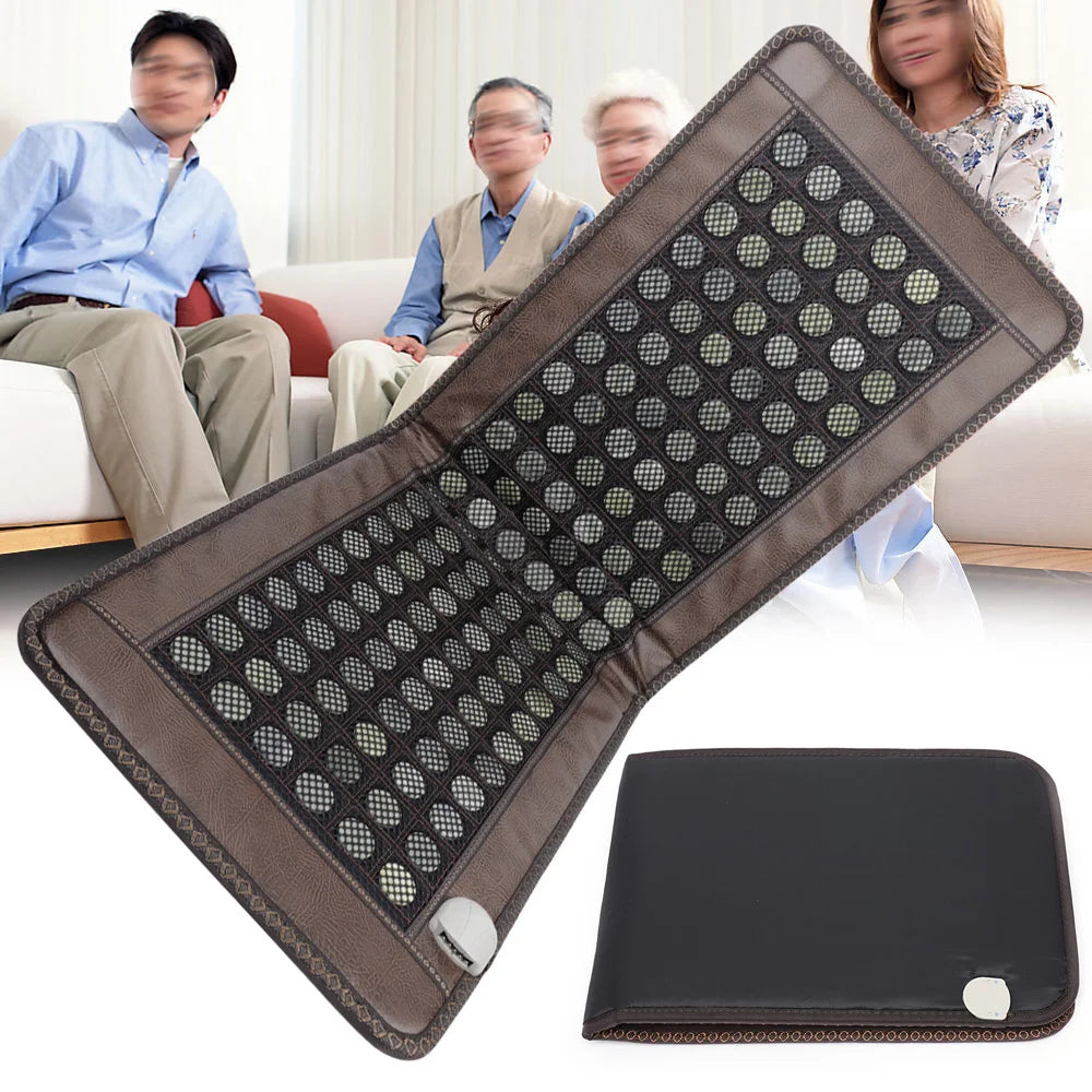 Bymaocar Far Infrared Heating Pad Natural Jade Tourmaline