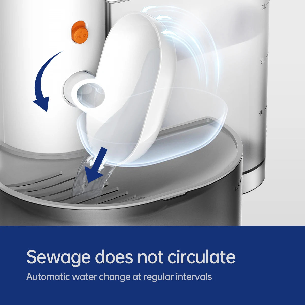 Rechargeable Smart Pet Water Dispenser With Wireless Cat Fountain