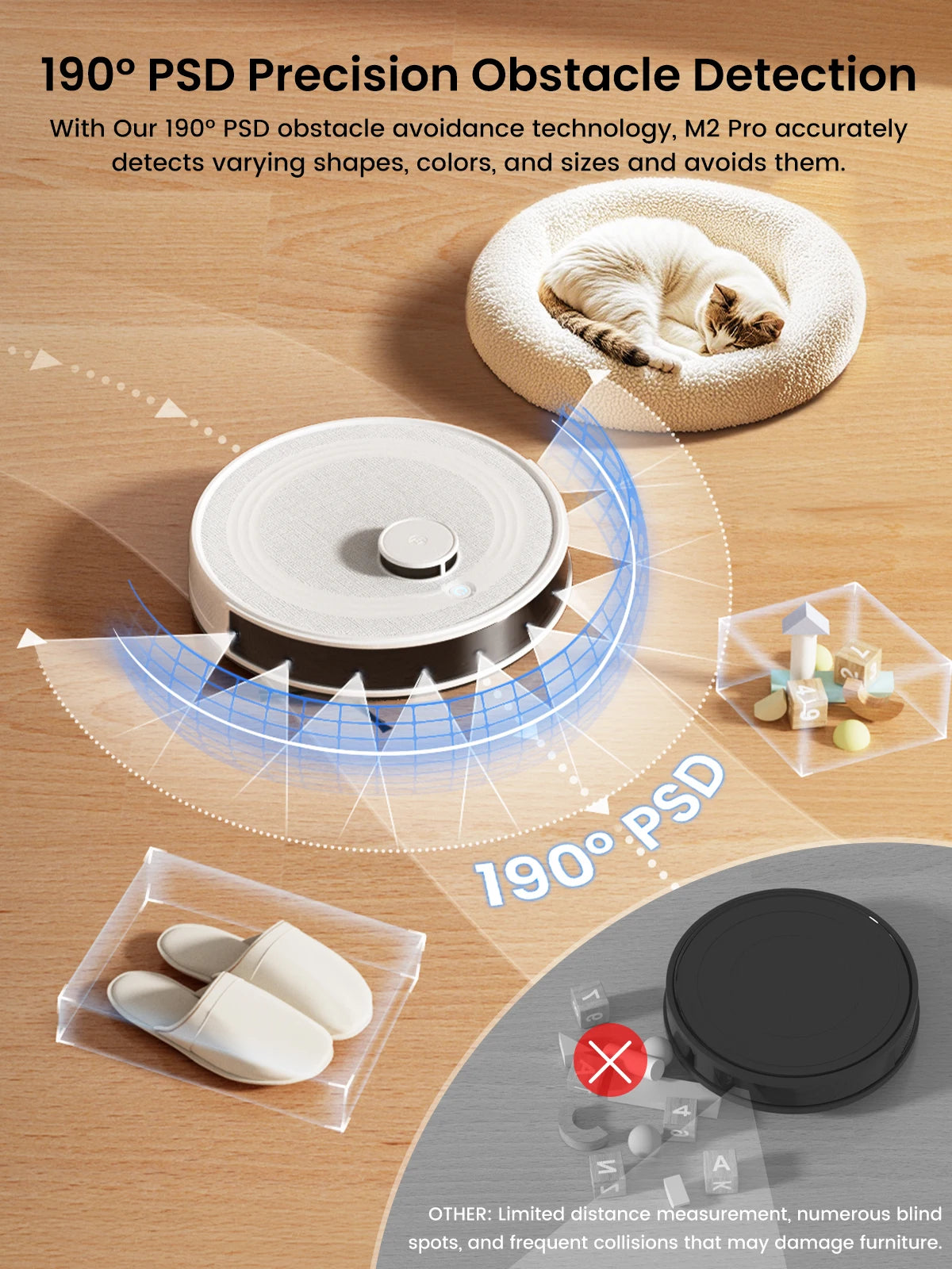 Lefant M2 Pro Robot Vacuum Mop Combo With Self Emptying