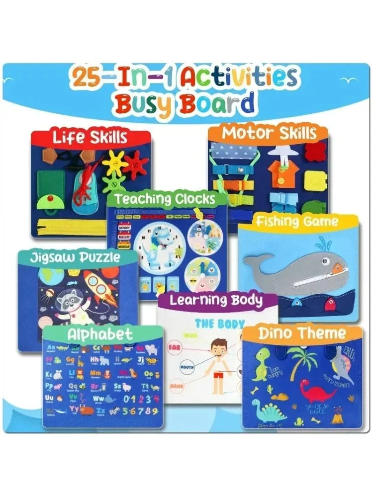 Control Future Busy Board Montessori Sensory Activity Toy