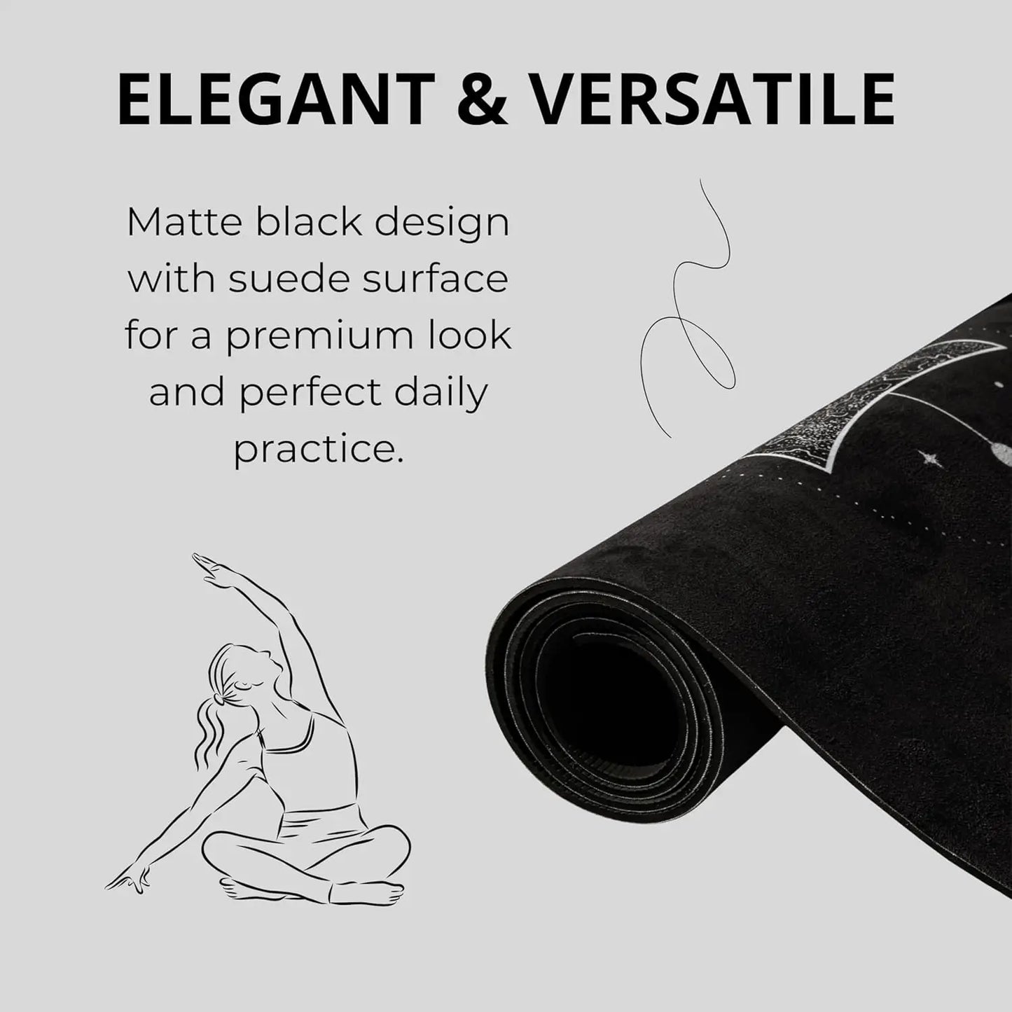 Eco Friendly Non Slip Yoga Mat With Strap Home Gym