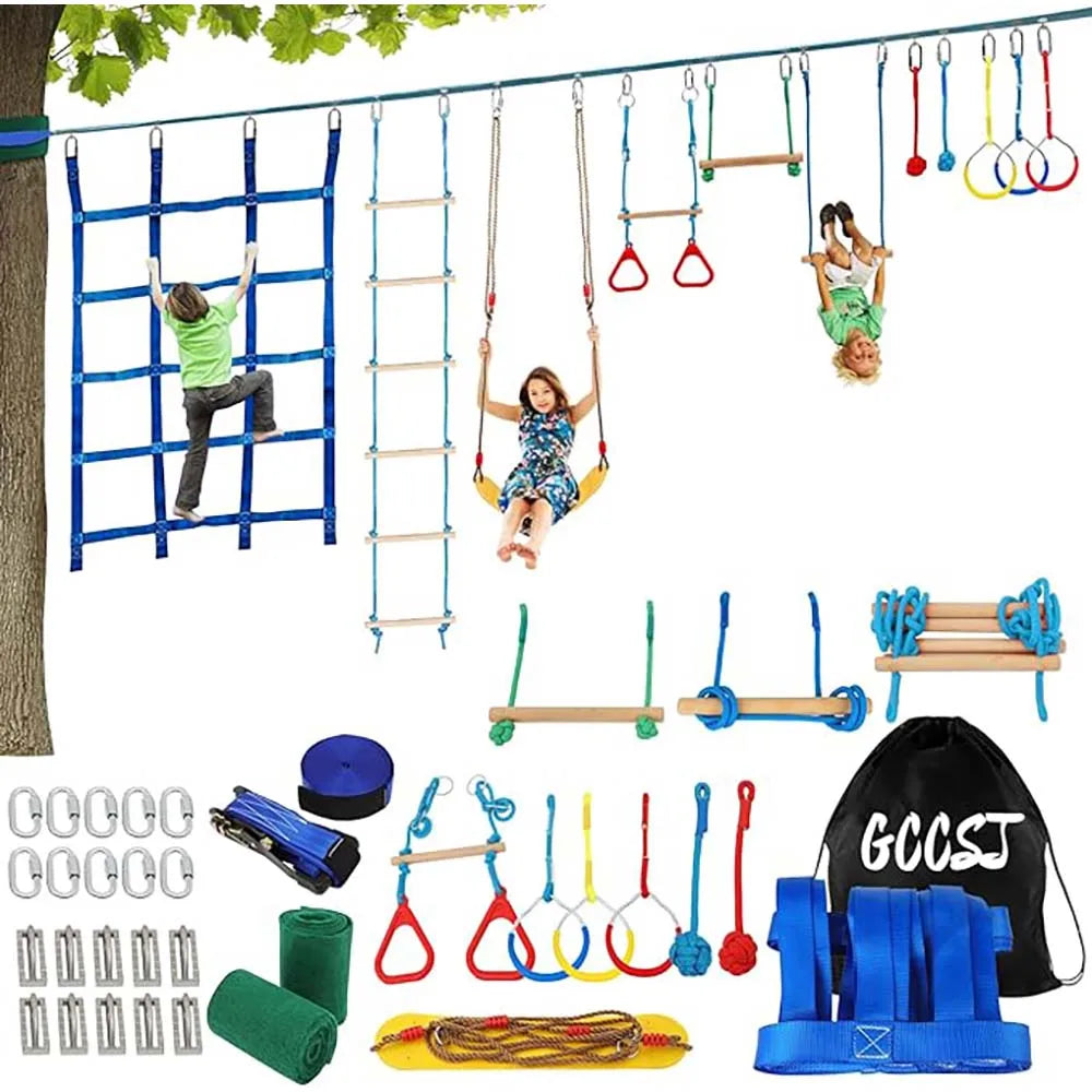 Warrior Obstacle Course For Kids And Adults 65FT