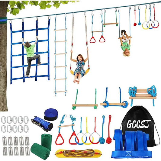 Warrior Obstacle Course For Kids And Adults 65FT