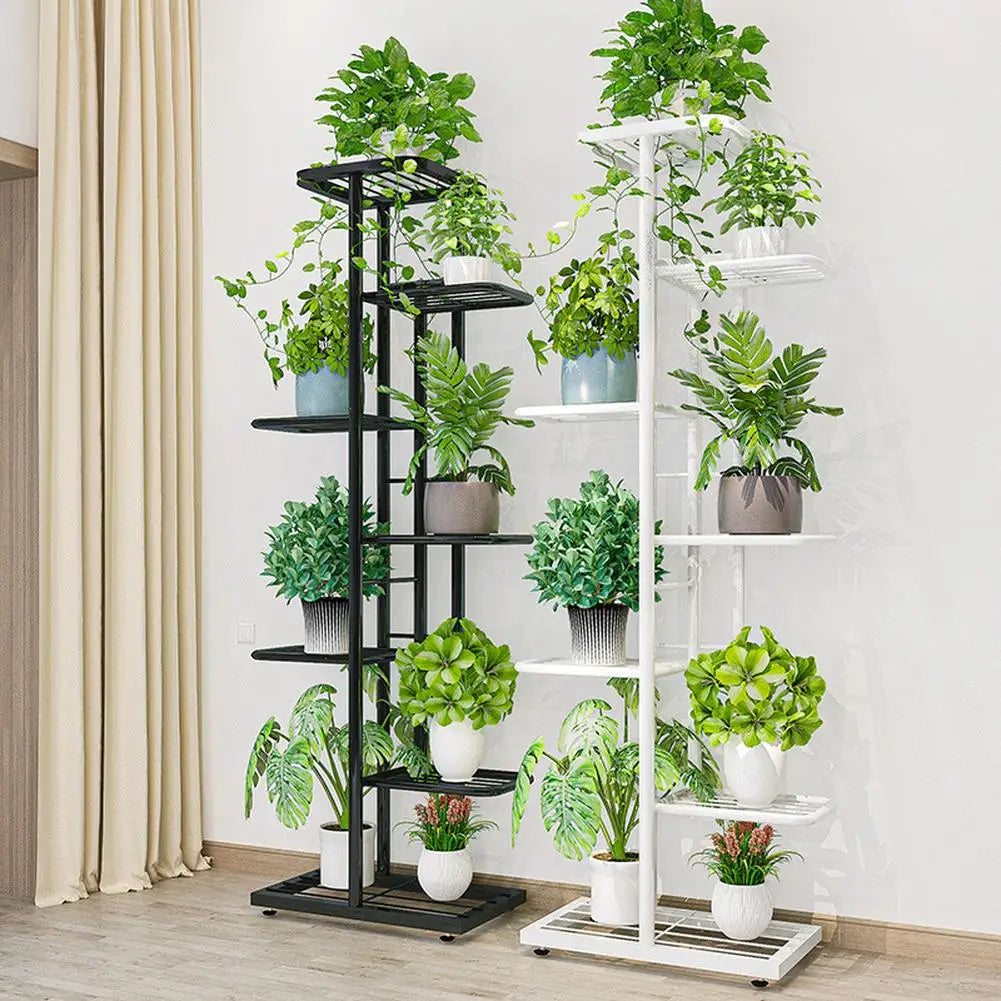 HiMIS Metal Plant Stand With Premium Durable IndustrialGrade Multilevel DisplayShelving