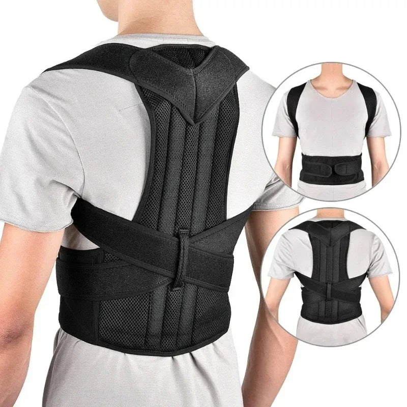FUBEICHLY Posture Corrector Adjustable Breathable Polyester