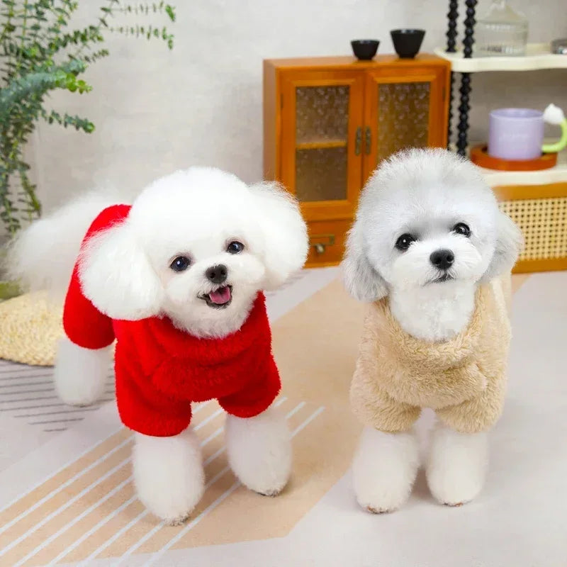 Guangdong Winter Dog Overalls Jumpsuit Coat For Small Pets