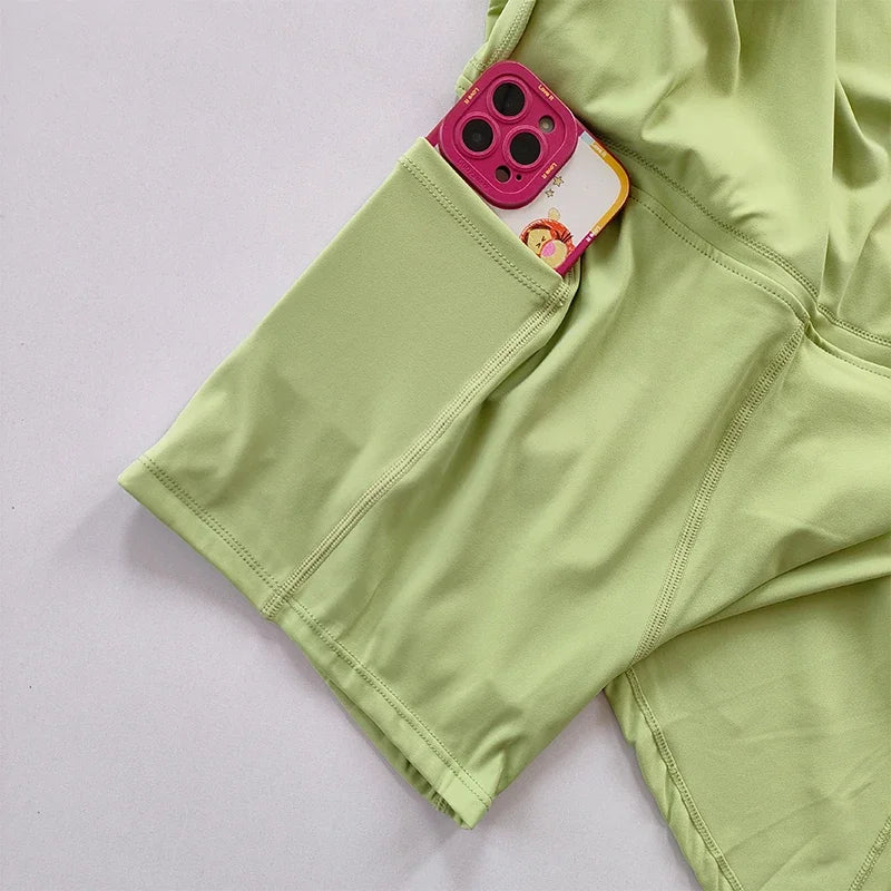 SKINOFSKIN Sports Yoga Skirt Pants For Badminton Tennis