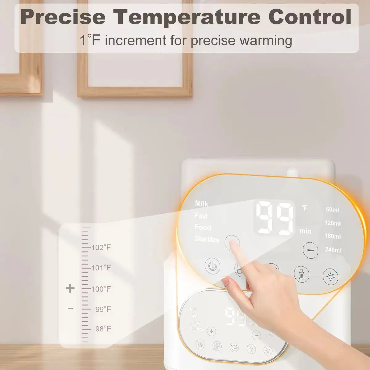 Baby Bottle Warmer Dual Fast Heating Timer