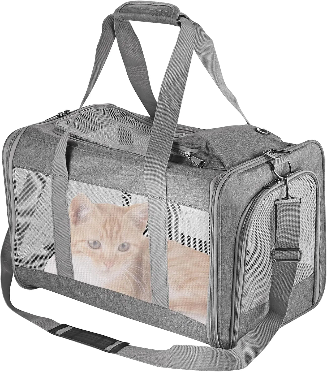 Breed Airline Approved Pet Carrier With Removable Board