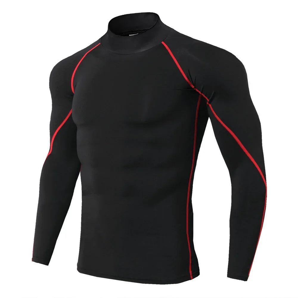 Vital Spark Quick Dry Men Long Sleeve Bodybuilding T Shirt