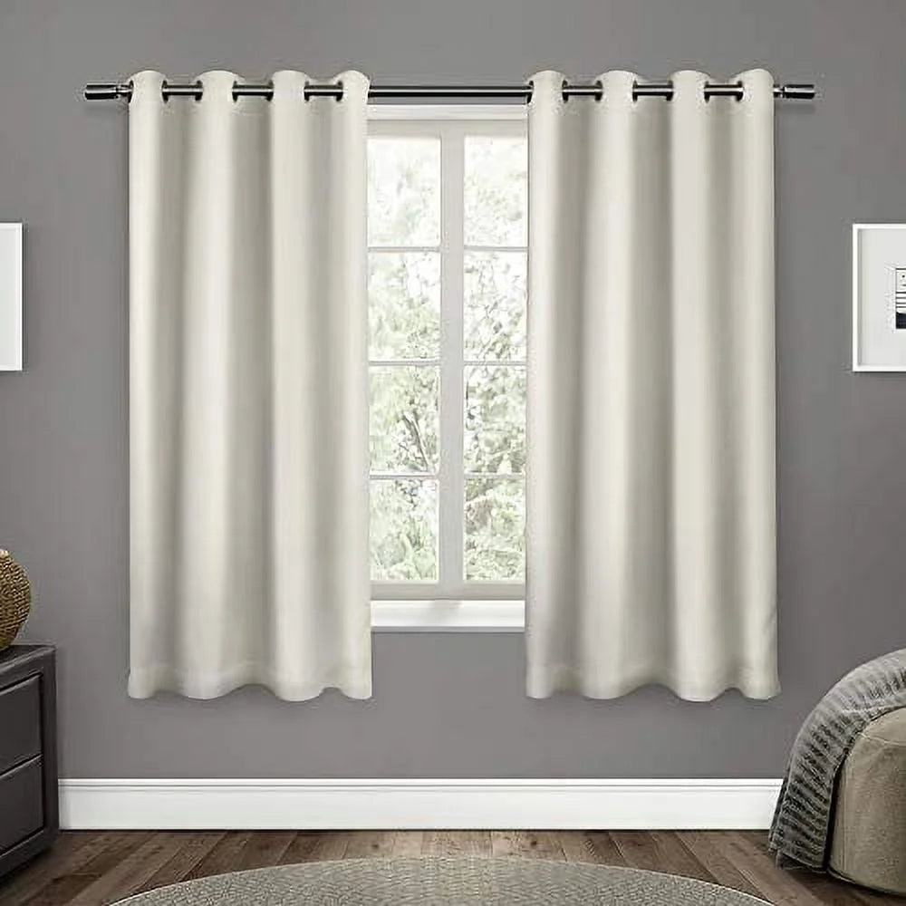 DUTRIEUX Room Darkening Blackout Curtain Grommet Panels