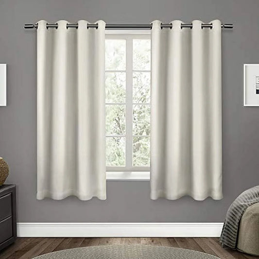 DUTRIEUX Room Darkening Blackout Curtain Grommet Panels