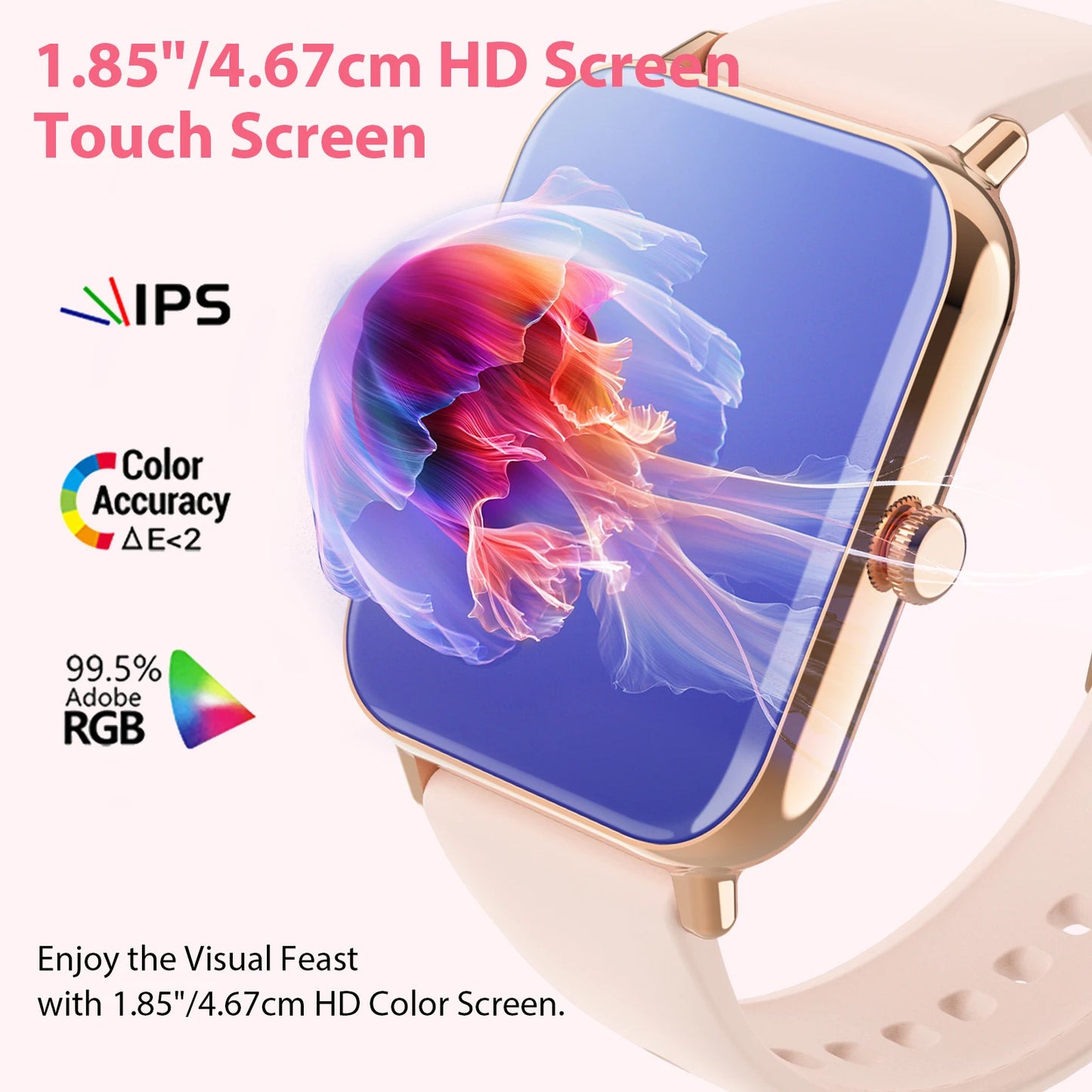 INNOFOVO TFT Touchscreen Smart Watch with Wireless Calls