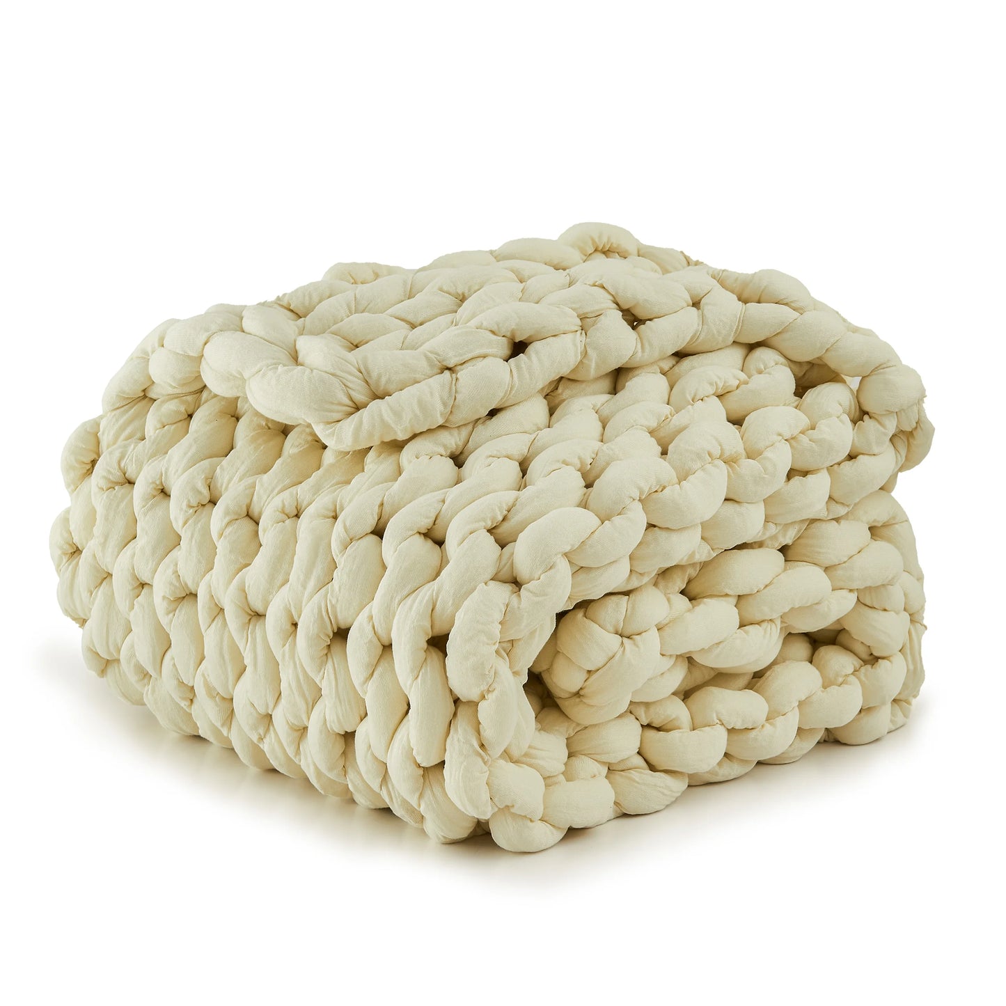 Simple Opulence Chunky Knit Weighted Blanket For Adults