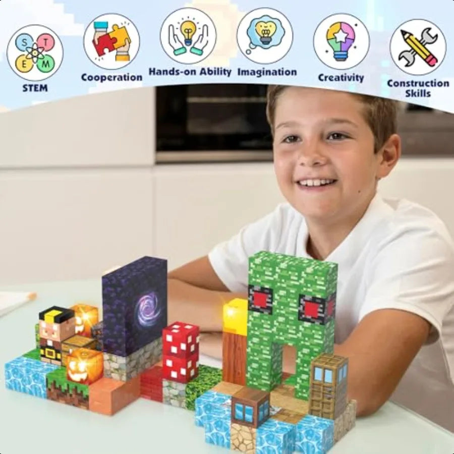 Magnetic Building Blocks STEM Construction Toys Montori