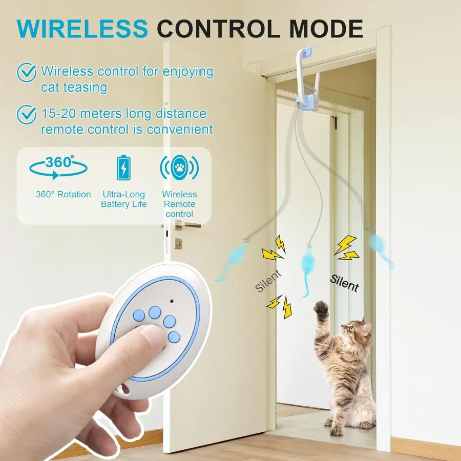 Guizhou Smart Interactive Cat Toy Remote Control USB Rechargeable