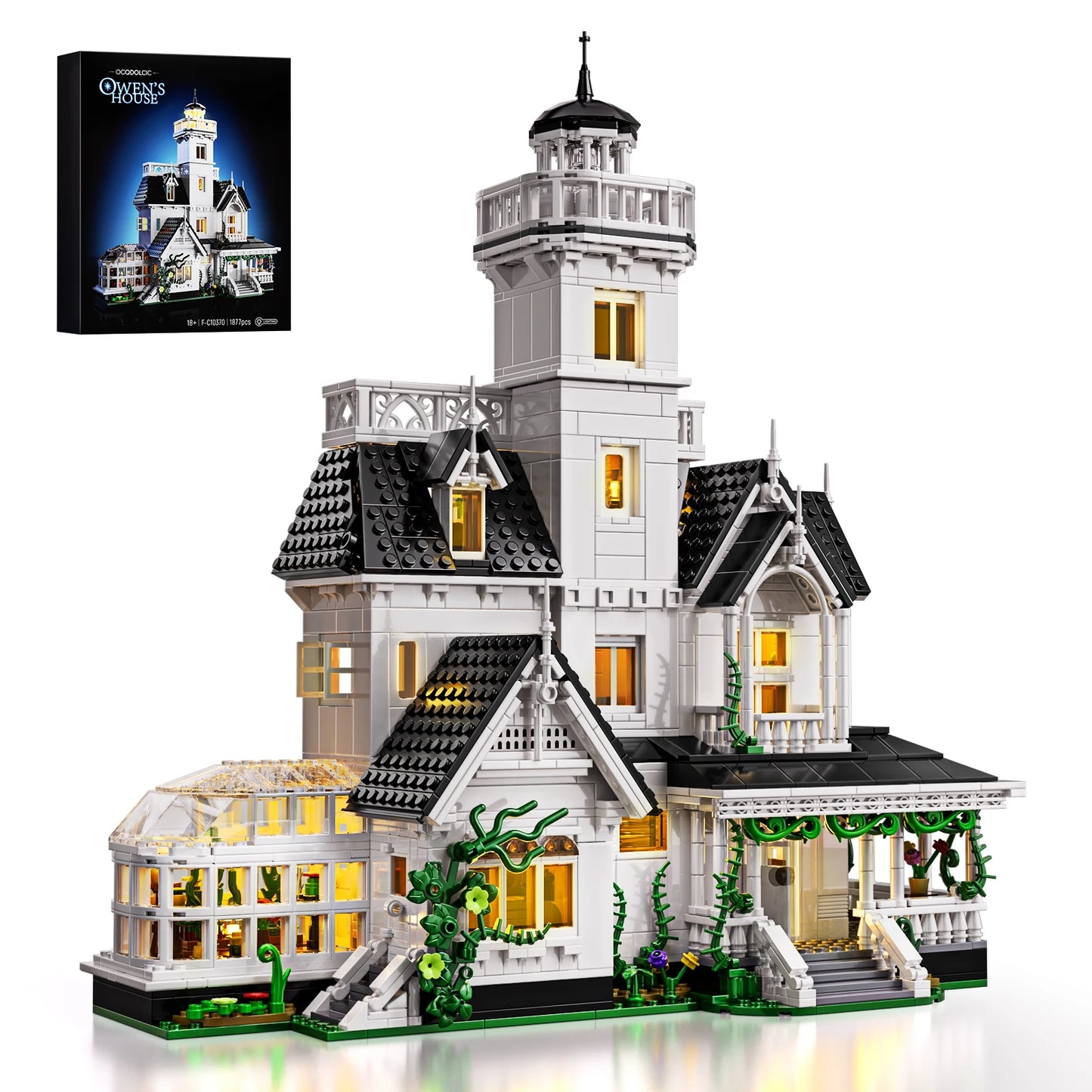 Owens ExperienceEnhancing Educational Magic House Blocks Set Architectural Modeling Decor