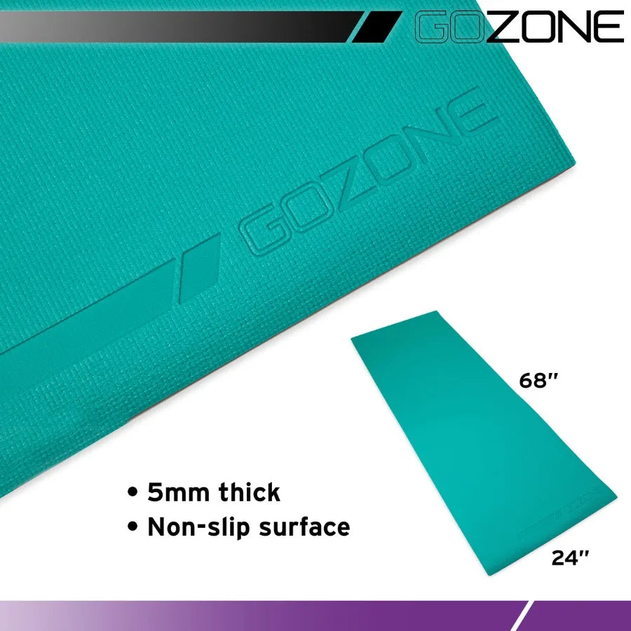 Hignconcerned Premium PVC Non Slip Yoga Mat For Workouts